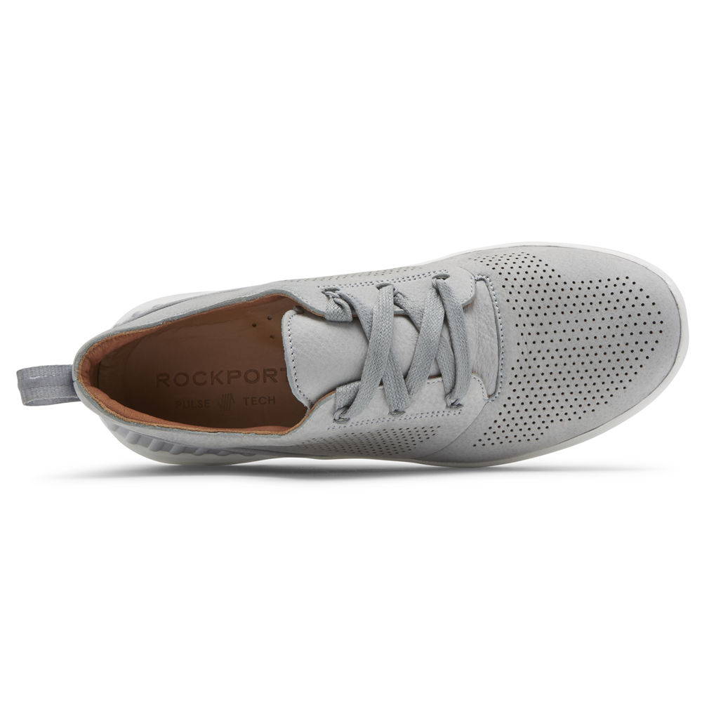 Rockport Singapore Womens Sneakers - PulseTech Tie Grey - QX5469108